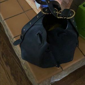 Salvatore Ferragamo bag with matching wristlet
